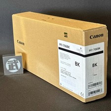 Canon PFI-706 BK Black 700ml Genuine Ink Tank New Unopened Expired PFI-706BK
