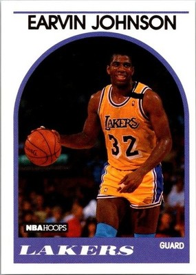 1989-90 NBA Hoops Magic Johnson [Base] Base Set