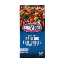 Kingsford BBP12021 Silver Heavy Duty Pre-Cut Grilling Aluminum Foil Sheets