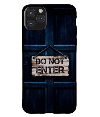 Do Not Enter Warning Sign Phone Case Rustic Door Slim Protective Phone Cover