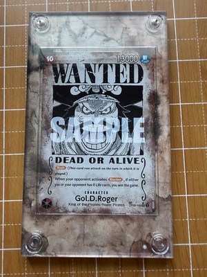 Gol D Roger OP09-118 SP Wanted Poster Manga OP13 One Piece