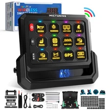 1000mAh RGB Wireless 12-Gang Switch Panel 328FT Remote Control ON-OFF Circuit Bo