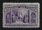 CKStamps: US Stamps Collection Scott#235 6c Columbian Mint LH OG