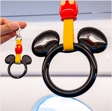 Tokyo Disney Resort Mickey Shaped Monorail Handles Inspire Keychain US SHIP FAST