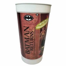 McDonald's Batman Returns Plastic Cups 1992