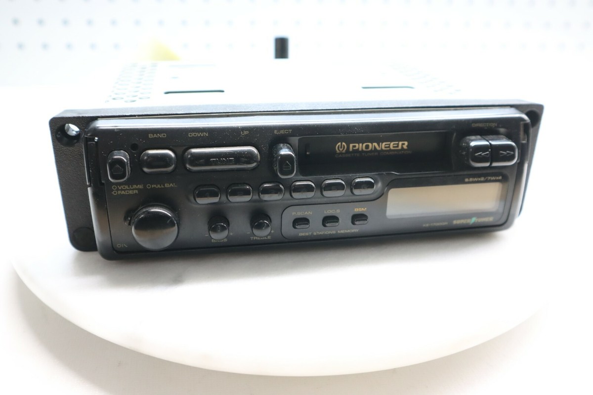 KE-1700QR Pioneer Supertuner High Power AM/FM Cassette Radio KE-1700QR Pioneer Supertuner High Power AM/FM Cassette Radio