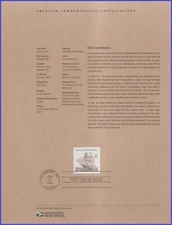 USA5 #3869 U/A SOUVENIR PAGE FDC   U.S.S. Constellation