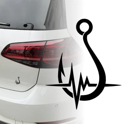 UNIDAMO Auto Aufkleber | Angelhaken | Haken | Versch. Farben / Größen | Sticker 285
