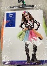 Sugar Skull Costume Child S 4-6 / M 8-10