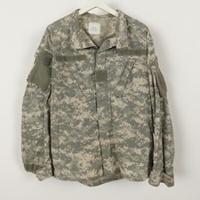 ACU Military Army Jacket Men's Size Medium Regular Digital Camo Ripstop Shirt