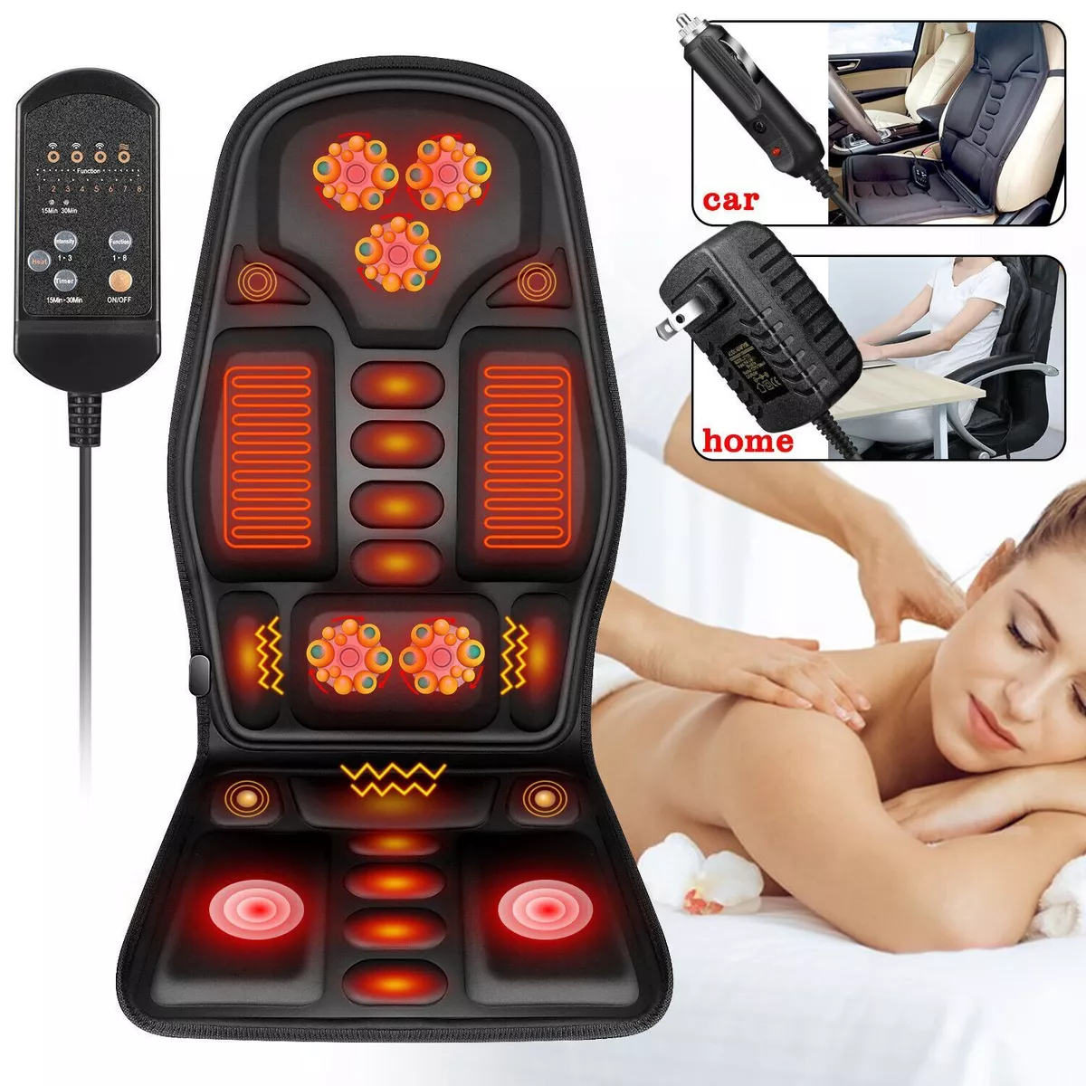 Electric Vibrating Car Massage Massage Chair Mat Portable Massager