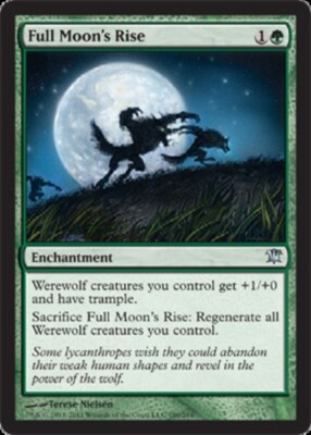 1x Full Moon's Rise MTG - Innistrad - Light Play