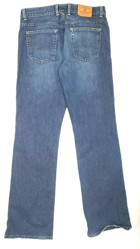 VTG Lucky Brand by Gene Montesano Button Fly Dungarees Women’s Sz 10/30 Y2K - Afbeelding 6 van 20