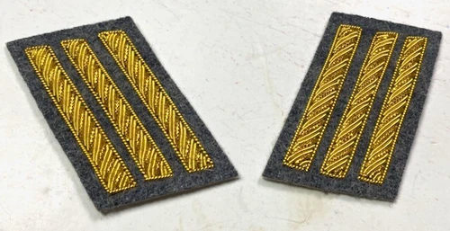 CIVIL WAR CS COFEDERATE CAPTAIN FROCK COAT COLLAR INSIGNIA-INFANTRY