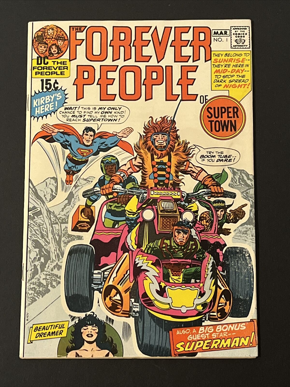 FOREVER PEOPLE #1 FN 1971 1st DARKSEID Jack Kirby Superman