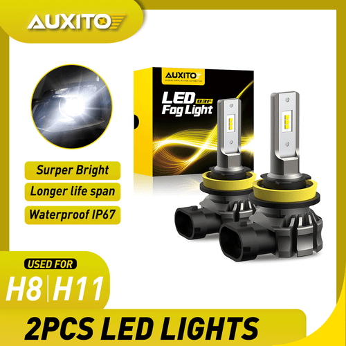 2X CANBUS LED Fog Light Bulb H8 H9 H11 Fog Light 6500K Xenon White Super Bright