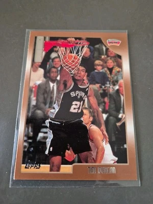 TIM DUNCAN NBA CARD TOPPS 1998-99 # 49 SAN ANTONIO SPURS - Bild 1 von 4