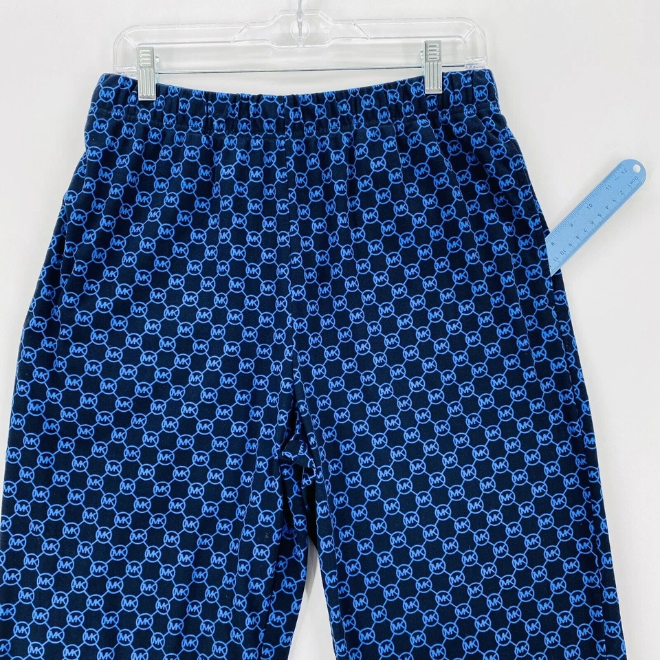 Pantalones de pijama Michael Kors para hombre talla mediana azul marino tejido ropa de salón ropa para dormir Foto 4 de 4