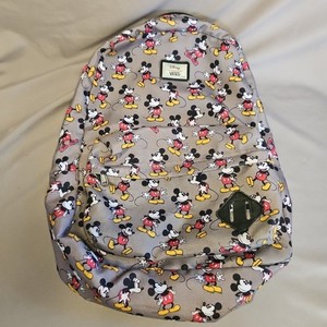 Disney Vans Mickey Mouse Old Skool Backpack Multiple Mickeys on Grey Background s-l1200.jpg main image 4