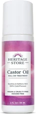 HERITAGE STORE Castor Oil Roll On Nourishing Treatment - Targeted Hydration... 
