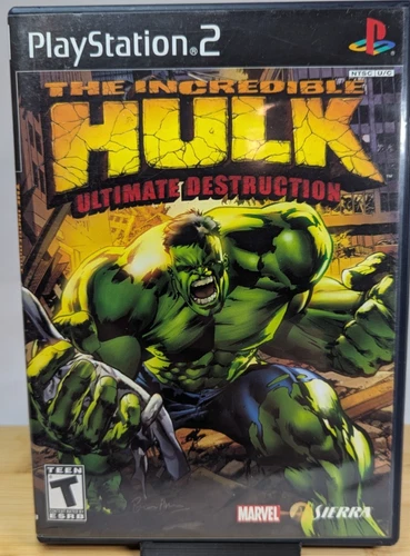 Incredible Hulk: Ultimate Destruction Used PlayStation 2 Rare CIB Tested!
