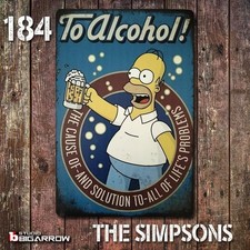 184 Tin Sign SIMPSONS Simpsons Metal Sign American Goods