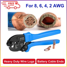 iCrimp AP-50BI Battery Cable Ring Terminal Crimper For 8,6, 4, 2AWG Copper Cable