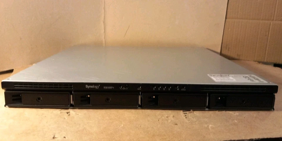 Synology Rackstation RS818RP+ 4-Bay Nas Server + EARS, NO HARD DRIVES INSTALLED - Image 3 of 4