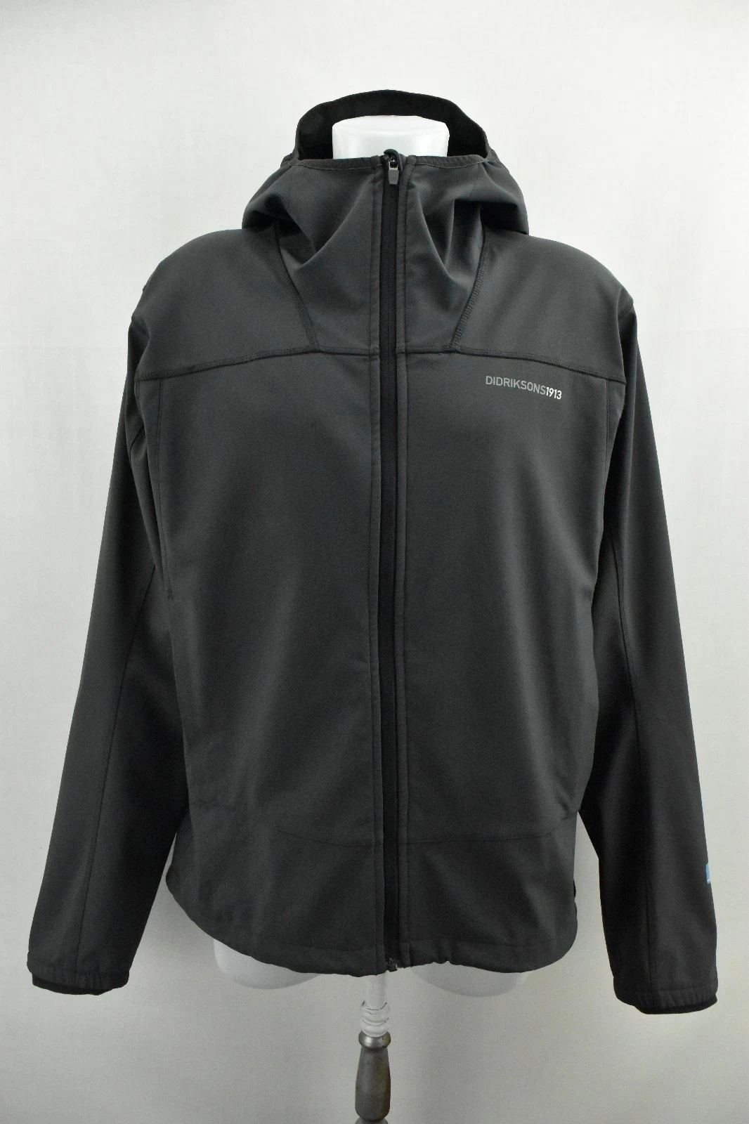 DIDRIKSONS Breeze System Alcor Unisex Jacket Coat Outdoor Grey Hooded size L