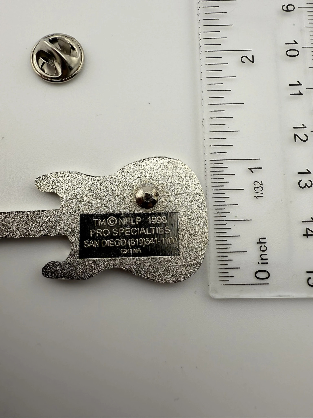 Denver Broncos Guitar Pin by Pro Specialties Group