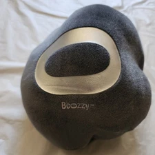 Bcozzy Gray Neck Pillow for Travel Double Support to the Head Neck And Chin