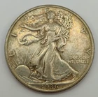 1936 P Walking Liberty Half Dollar 90% Good Detail