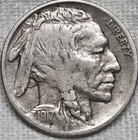 1917 D Buffalo Nickel Fine++ or VF Very Fine.  Free Shipping