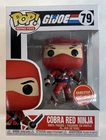 Funko POP! Cobra Red Ninja 79 G.I. Joe GameStop Exclusive