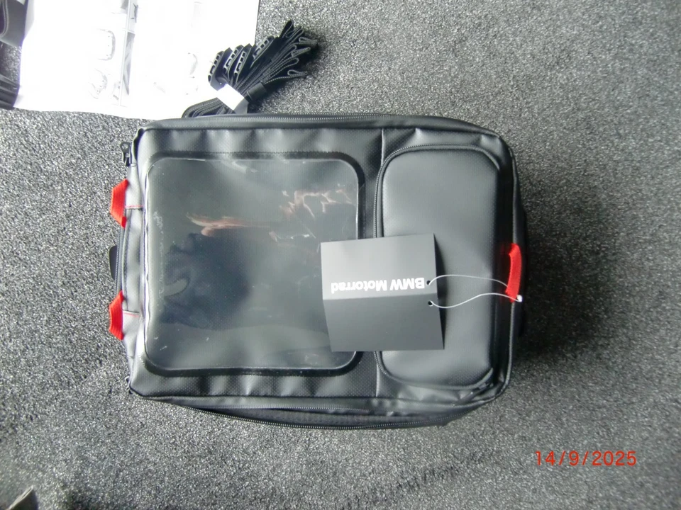 org. BMW Motorrad Tankrucksack S1000XR F900R F900XR Hecktasche Rucksack grau neu - Bild 2 von 4