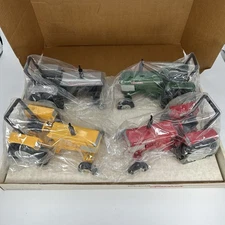 1/16 SCALE MODELS WHITE AMERICAN 60 TRACTOR SET OF 4 WITH ORIGINAL BOX 1991