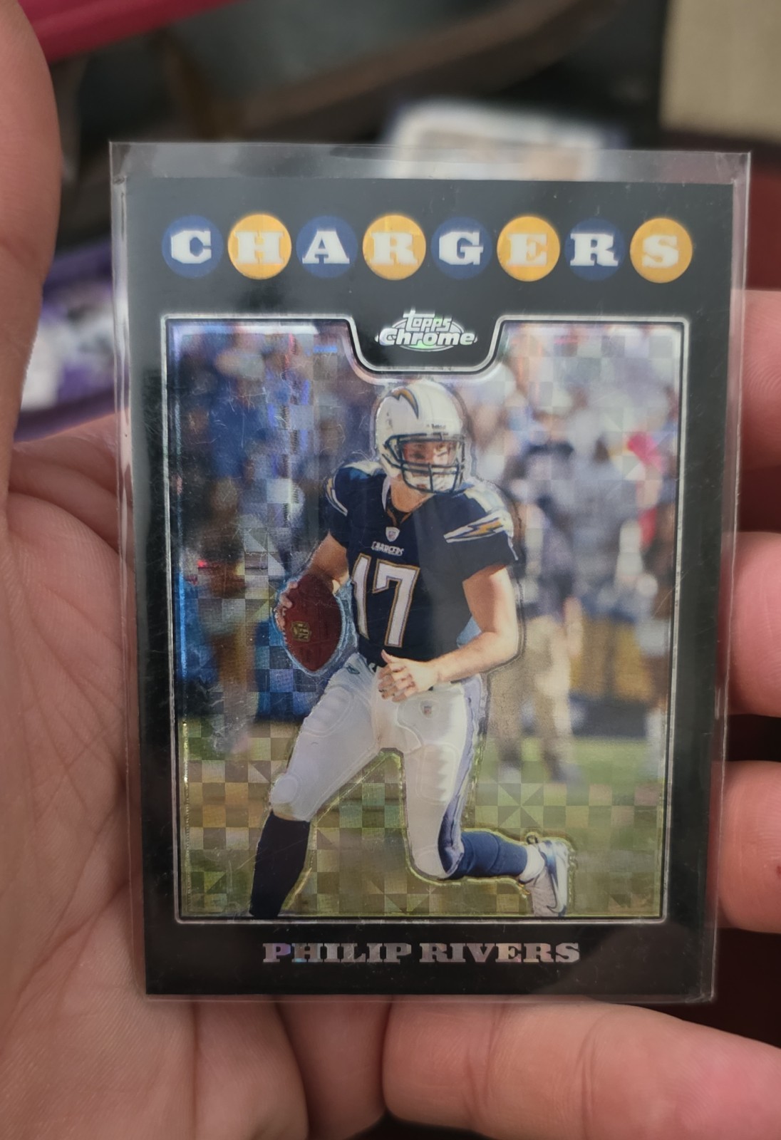 2008 Topps Chrome - Philip Rivers #TC23 X-Fractor