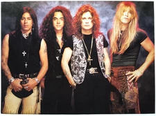 OZZY OSBOURNE BAND ZAKK WYLDE VINTAGE FULL PAGE MAGAZINE PINUP POSTER CLIPPING A