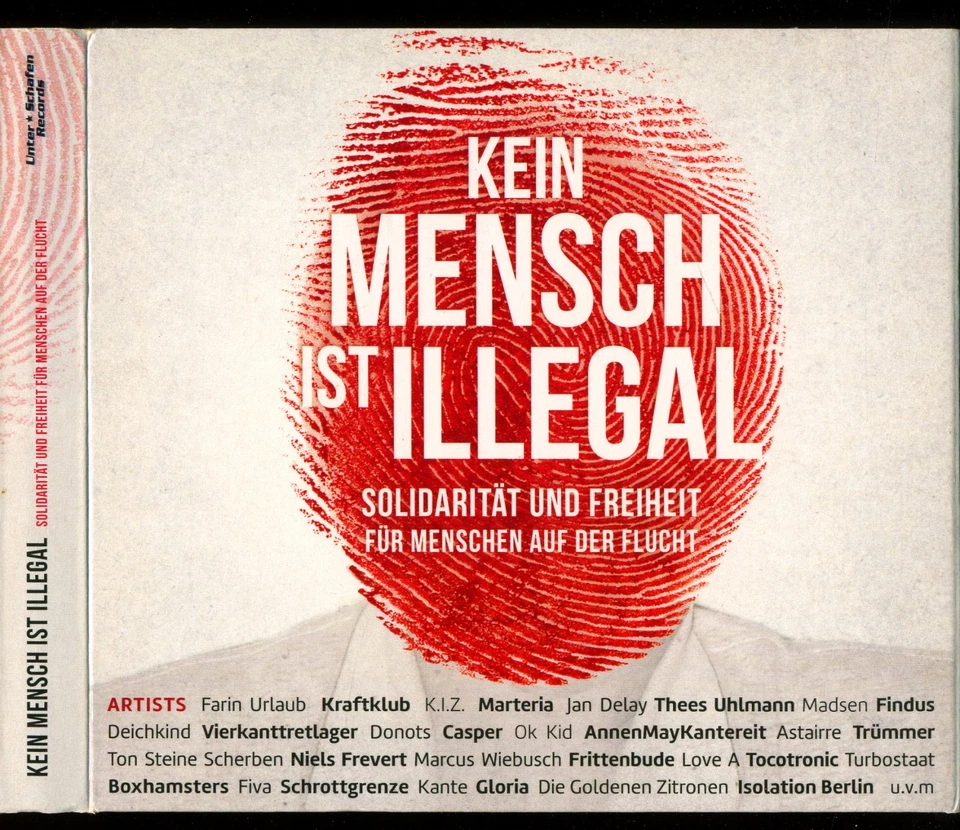 Herbert GRÖNEMEYER et al.★KEIN MENSCH IST ILLEGAL★CD★Adhäsiv-Schutzhülle★NEUWTG. - Bild 2 von 4