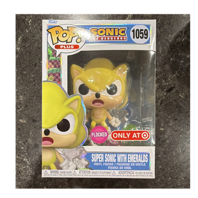 Funko Pop! Plus: Super Sonic Flocked #1059 Target Exclusive