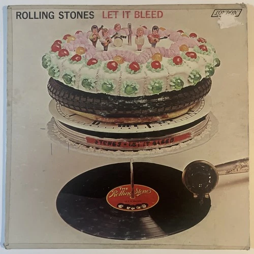 ROLLING STONES~LET IT BLEED (1969) OG 1ST PRESS WADDELL LONDON LP BETTER VG/VG