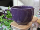 HOMER LAUGHLIN FIESTA JUMBO Coffee Tea Mug Soup CUP Mulberry Purple 18 OZ