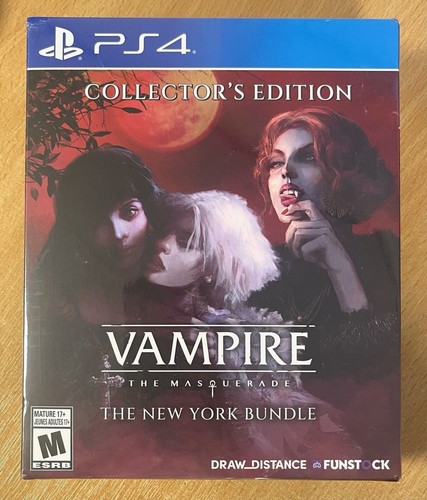 Vampire The Masquerade: The New York Bundle PS4 - Collector's Edition (SEALED)