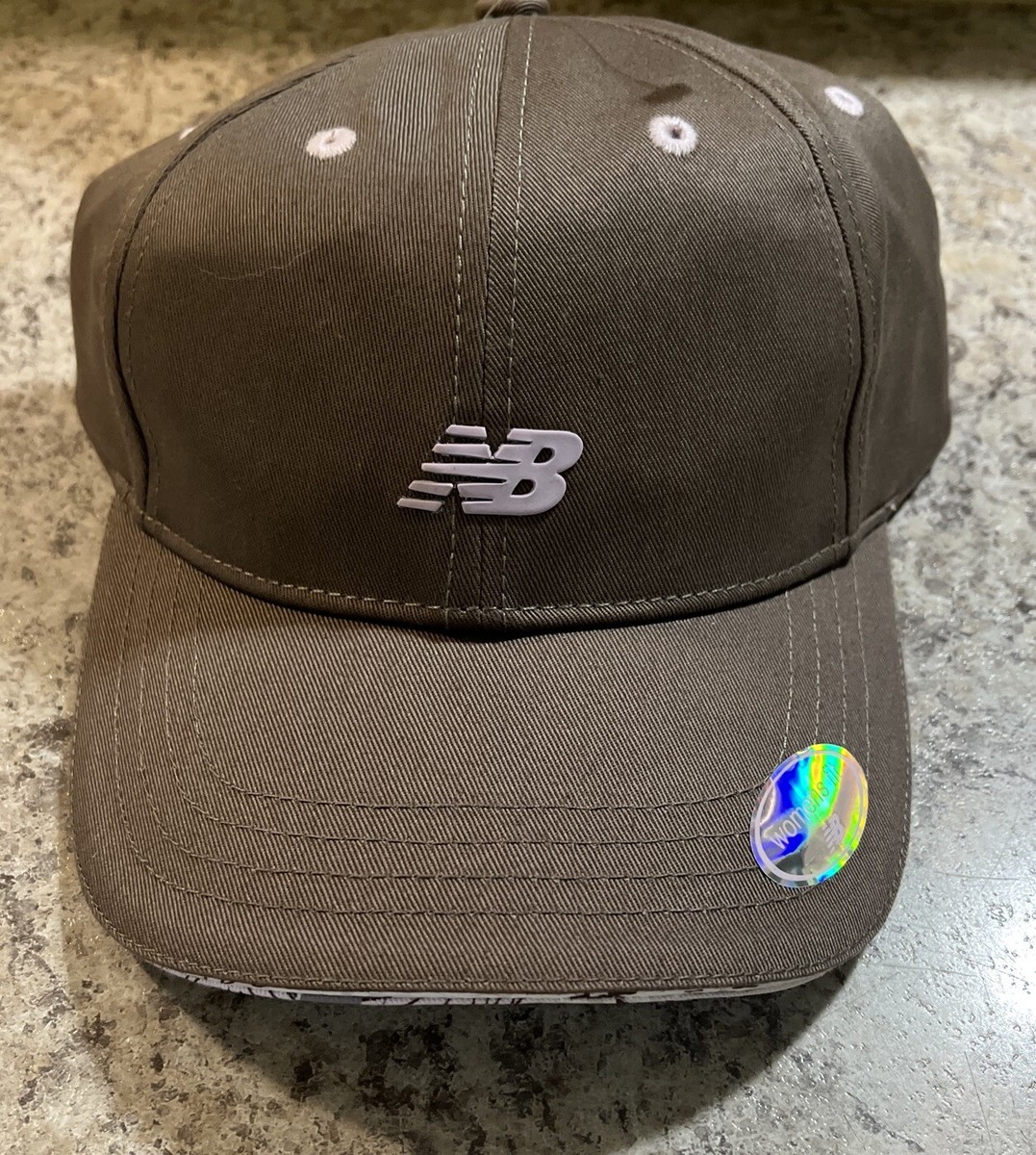 New Balance Womens Army Green Hat Cap Adjustable Back Strap, And