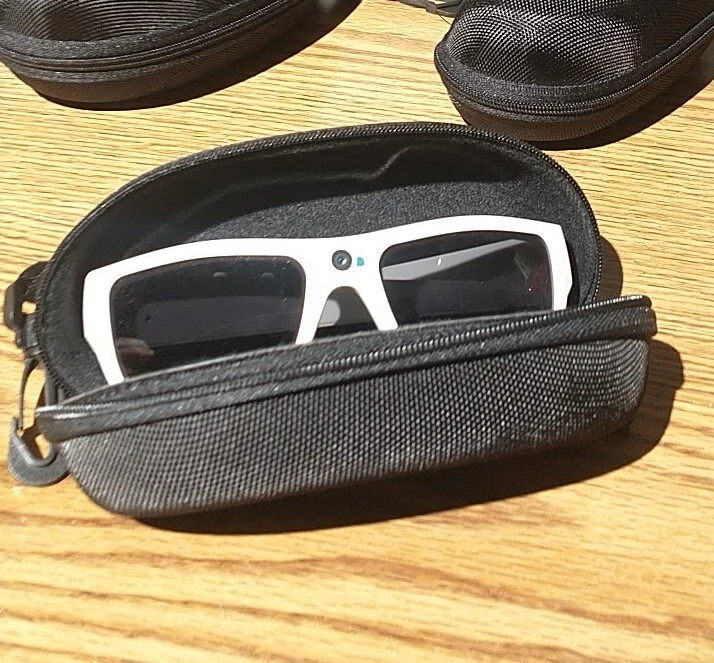 New white GO VISION PRO 1080p HD Camera Glasses Video Recording