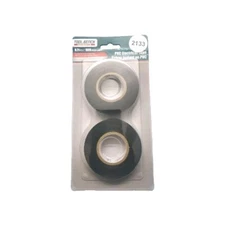 Tool Bench Hardware PVC Electrical Tape 2 Rolls in Pack .71"x 50 Ft mac2