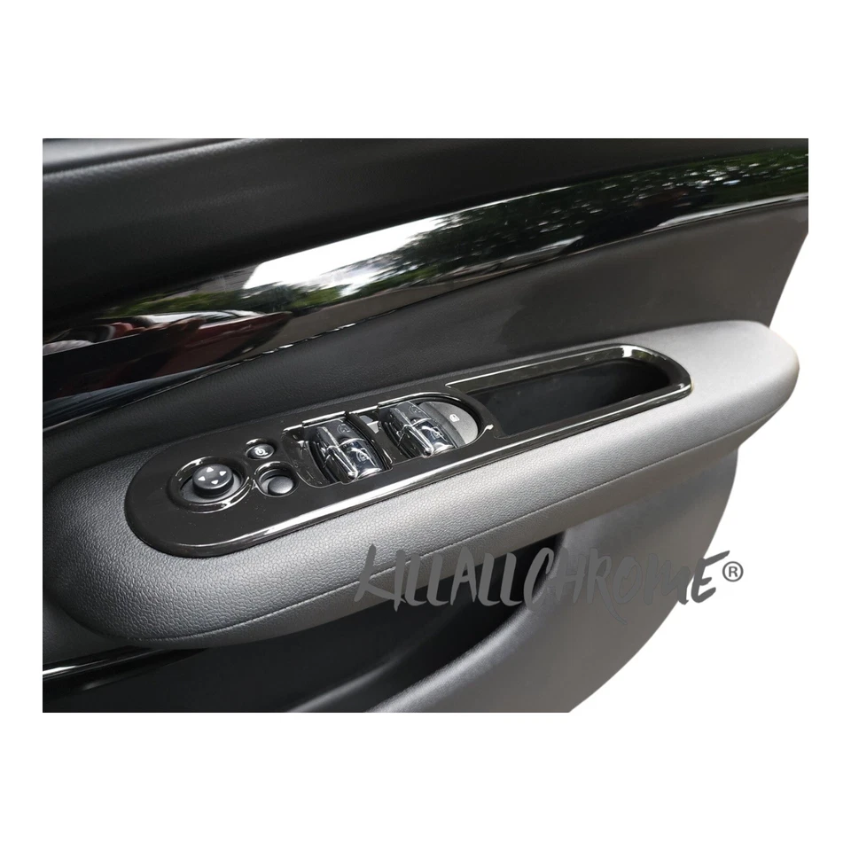 MINI F54 PIANOFORTE NERO LUCIDO INTERRUTTORE FINESTRA Cover Trims Clubman JCW VENDITORE UK - Immagine 2 di 4