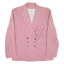 A. Marciano Double Breasted Womens Blazer Jacket Pink M
