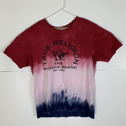 True Religion Mens Crewneck Tie Dye T 