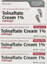Taro Tolnaftate Antifungal 1% Cream(compare to Tinactin)0.5oz (3Pack)- EXP:05/26